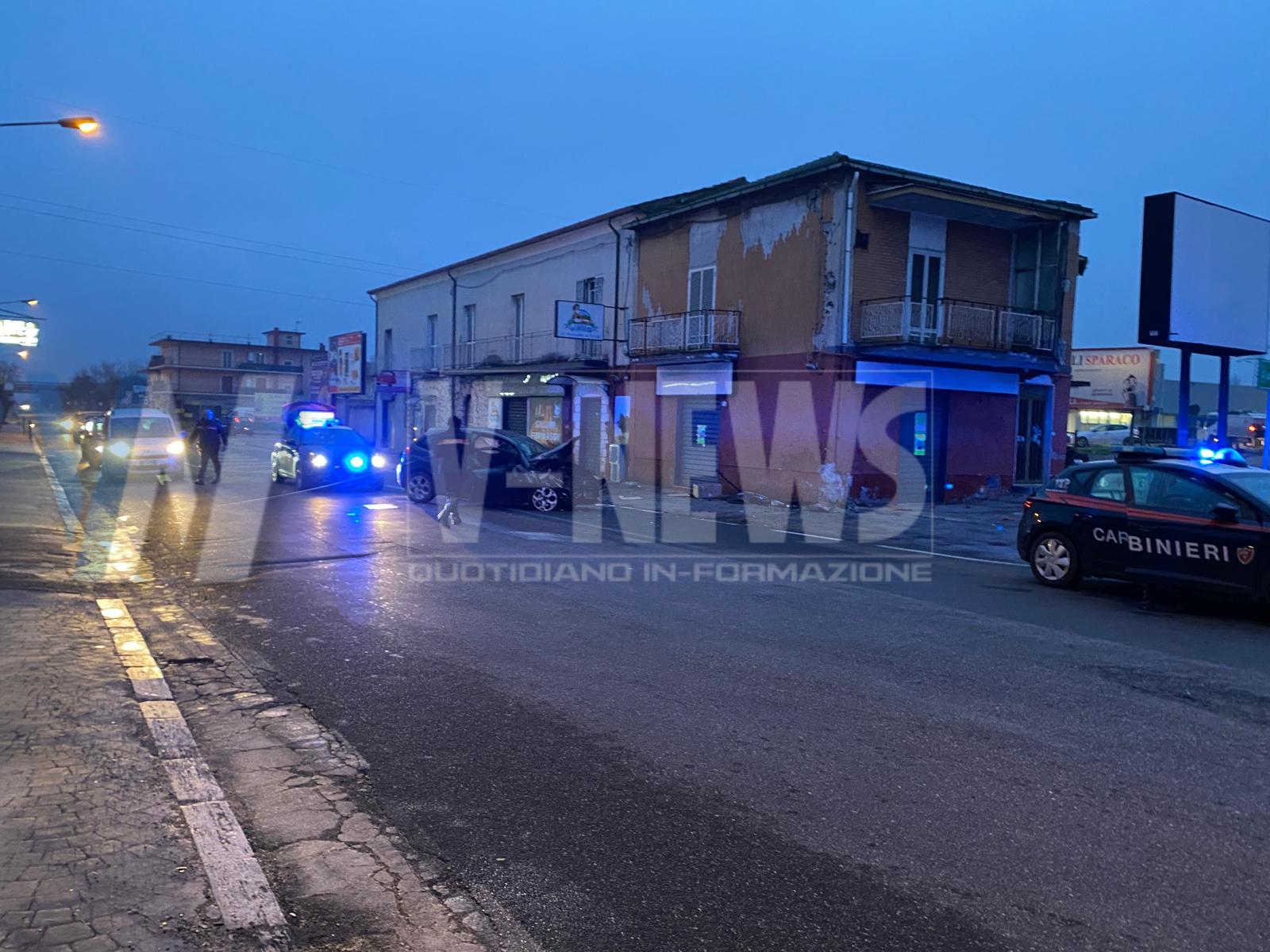 Vairano Scalo. Incidente su via Napoli