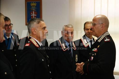 Il Generale di Divisione Canio Giuseppe La Gala visita due compagnie carabinieri